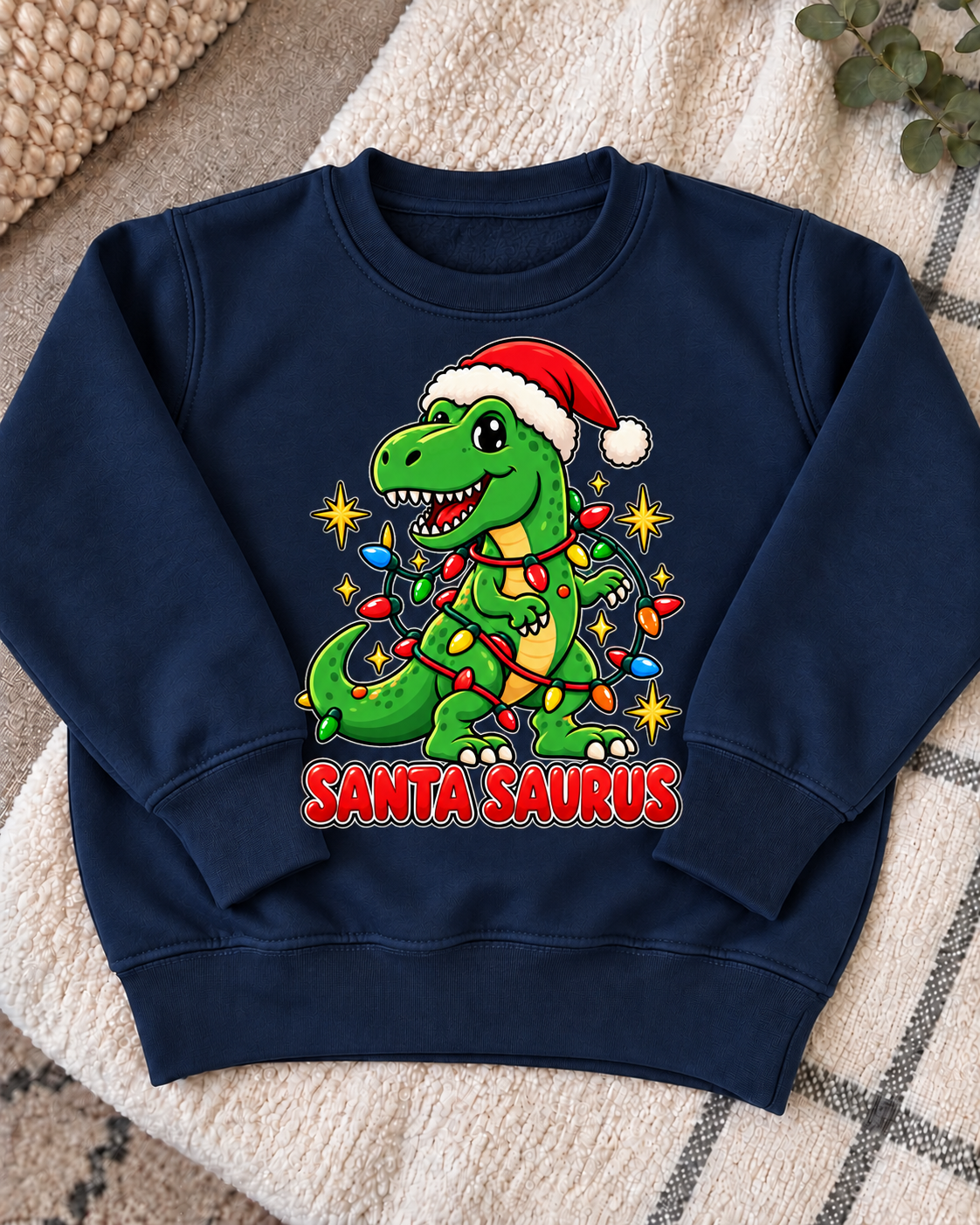 Santa Saurus Christmas Jumper