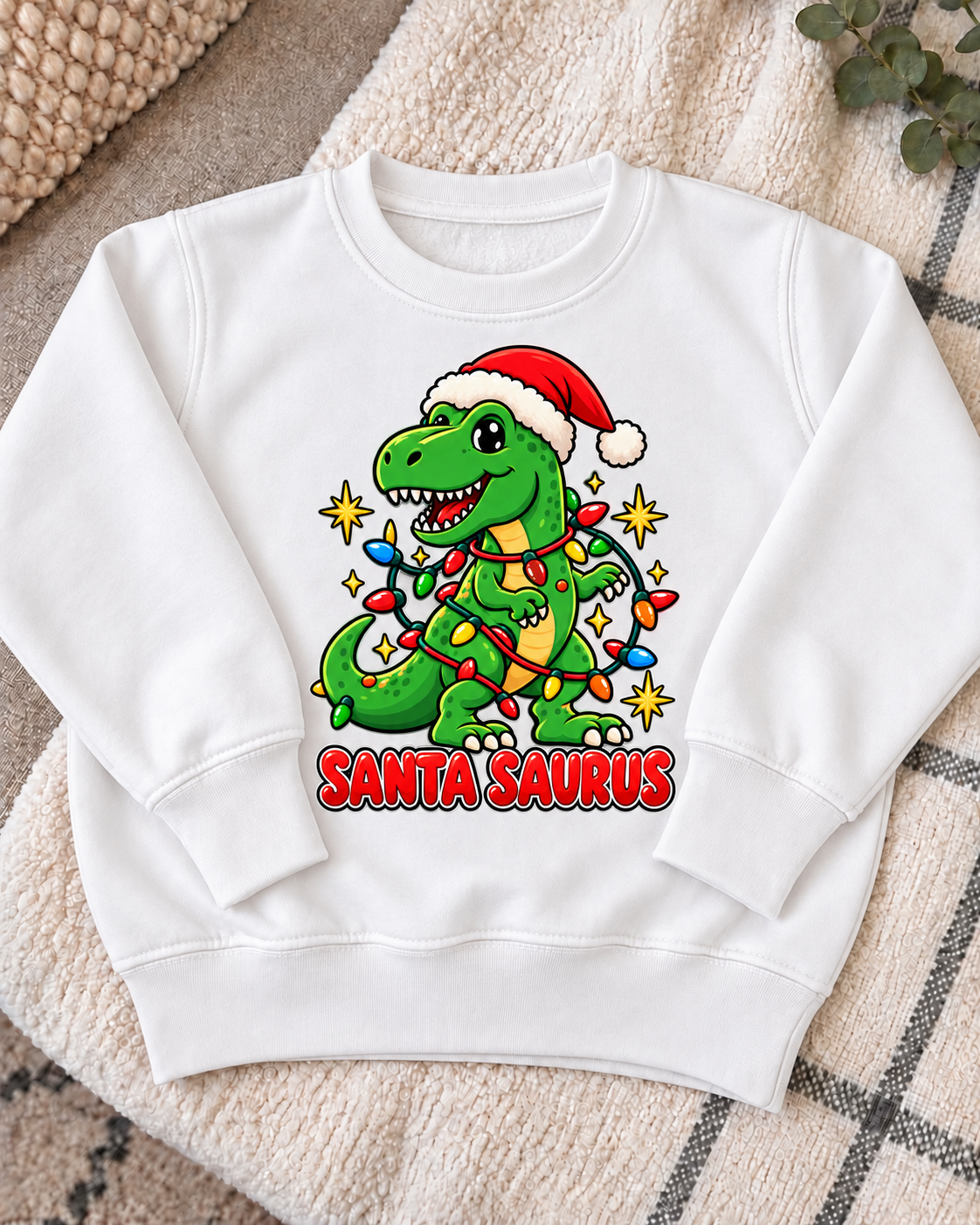 Santa Saurus Christmas Jumper