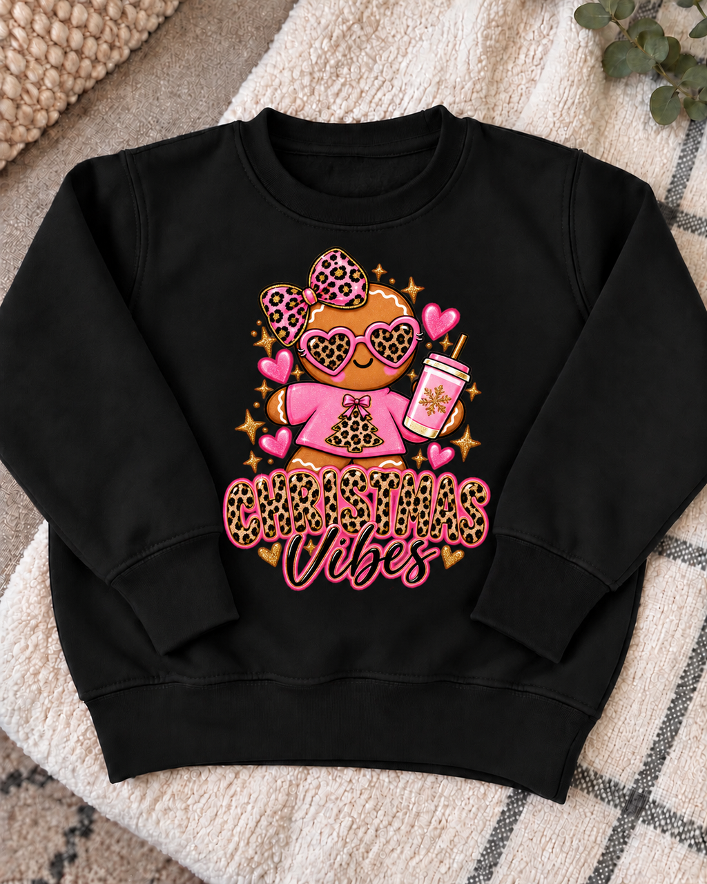 Christmas Vibes Gingerbread Jumper