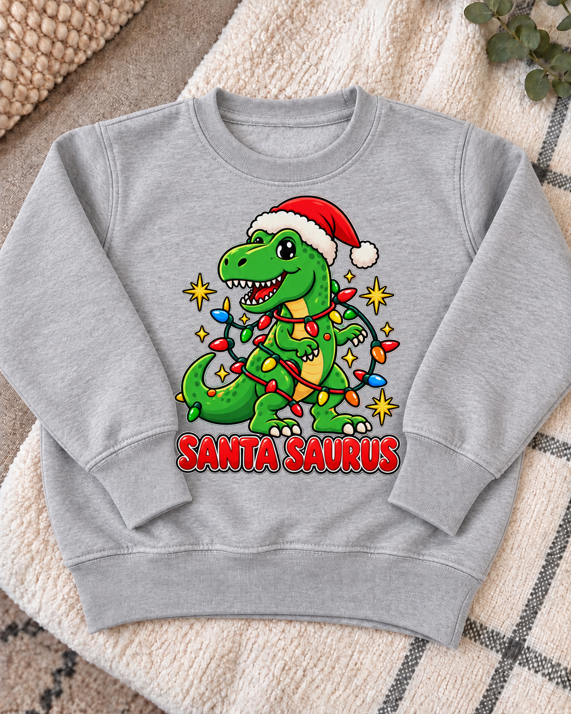 Santa Saurus Christmas Jumper