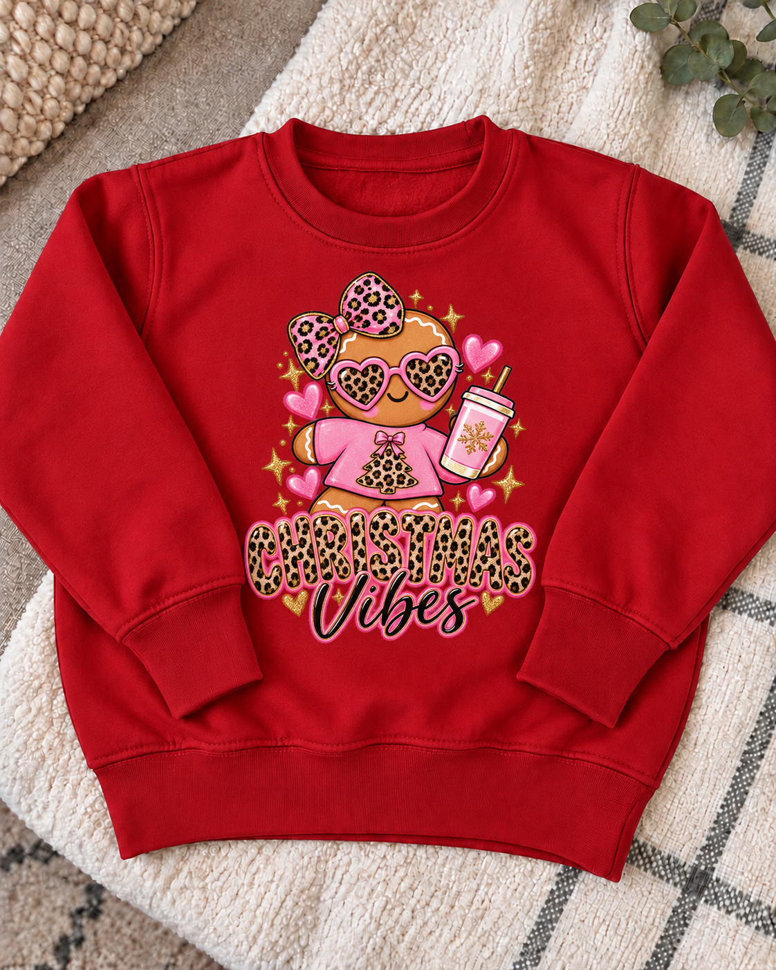 Christmas Vibes Gingerbread Jumper