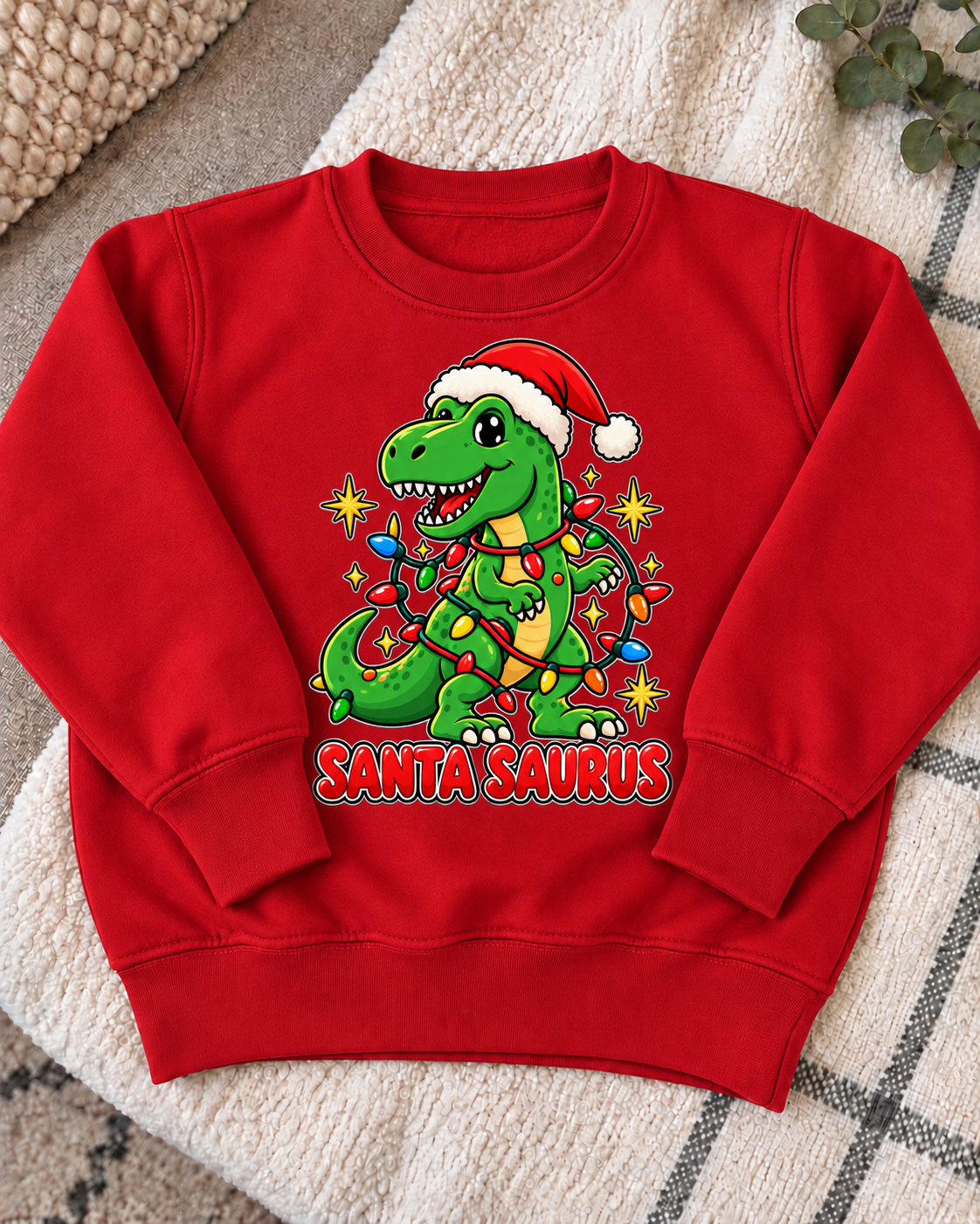 Santa Saurus Christmas Jumper