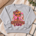 Christmas Vibes sweatshirt flat lay